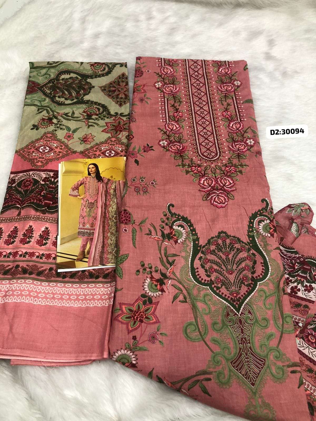 Premium Designer Cotton Code  30094 By  Falah Designer Suits